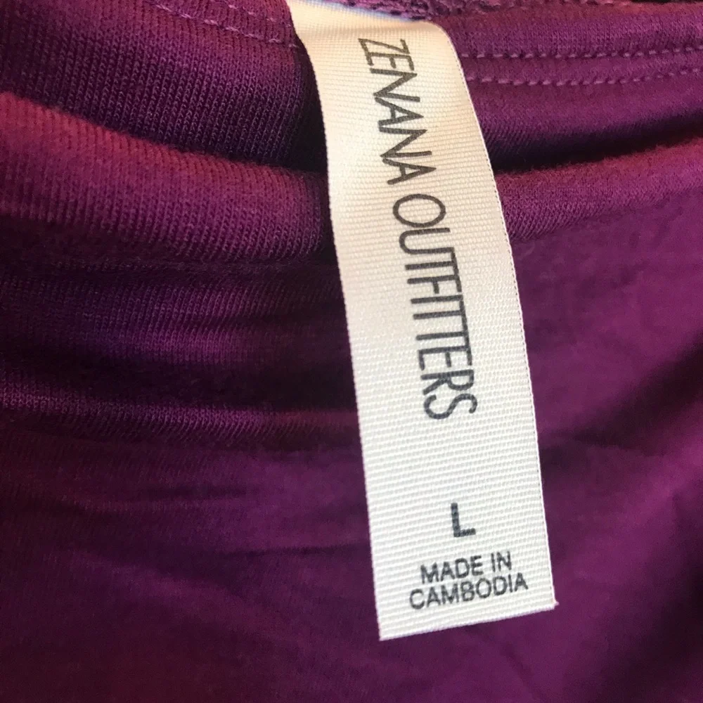 Bare Shoulder Maxi Dress plum - Picture 3 of 5